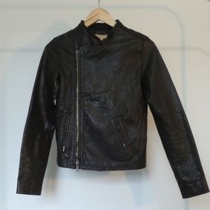 John Varvatos Converse leather motorcycle jacket